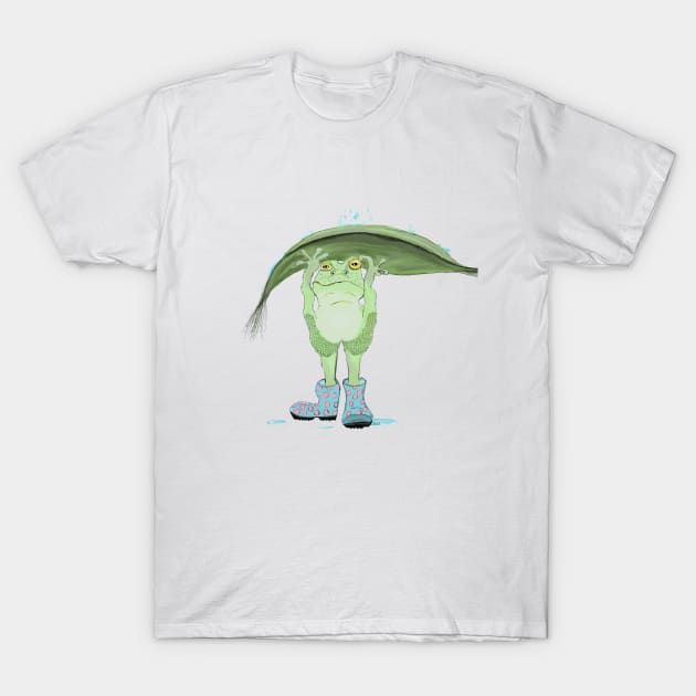 Rain Frog T-Shirt by msmart